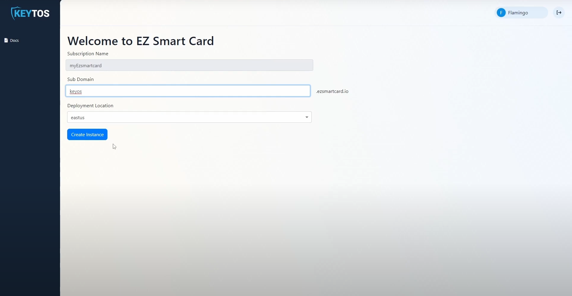 EZSmartCard Azure Resource Creation