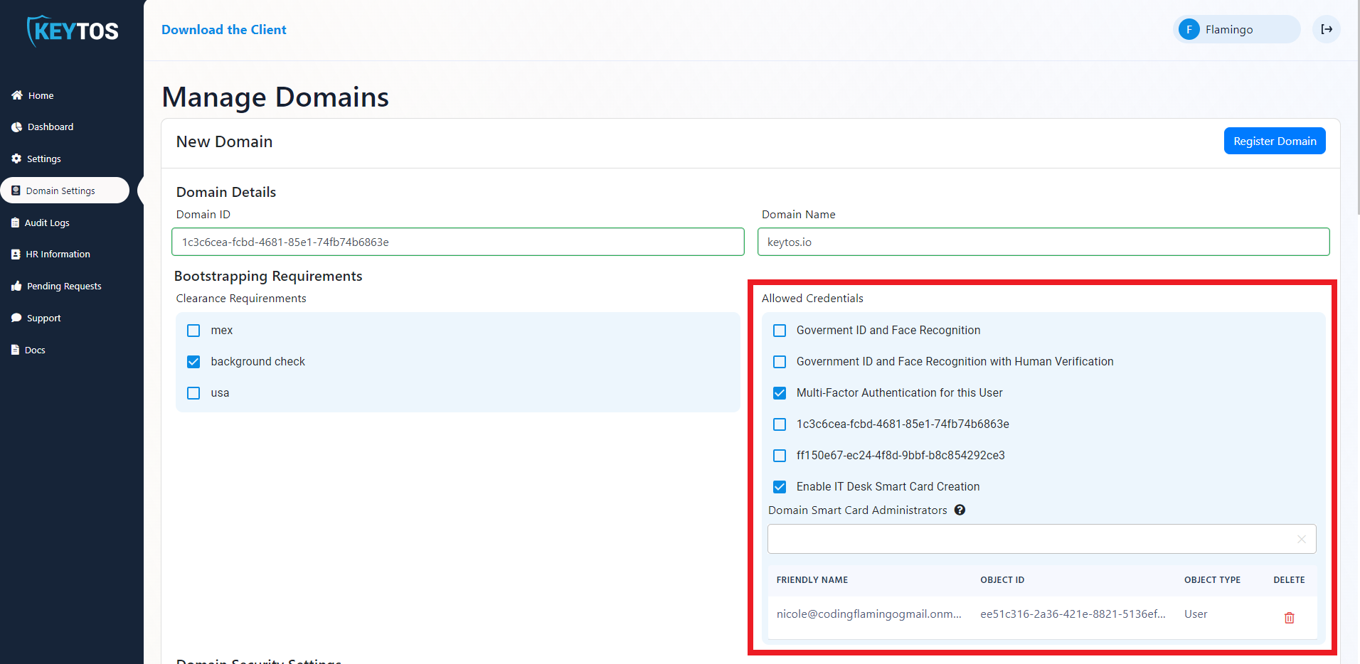 Passwordless bootstrap identities